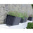 Jardiniera decorativa, antracit, 68.5x17.3x15 cm, Ratolla Case P Old