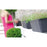 Jardiniera decorativa, antracit, 68.5x17.3x15 cm, Ratolla Case P Old