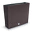 Set 2 jardiniere decorative, imitatie ratan, Rato Case, maro, 58x18x49.8 cm