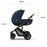 Cărucior 3 in 1 Kinderkraft Prime 3In1 Mink Pro Navy