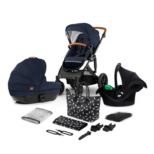 Cărucior 3 in 1 Kinderkraft Prime 3In1 Mink Pro Navy