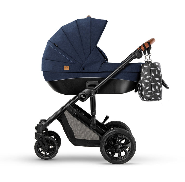 Cărucior 3 in 1 Kinderkraft Prime 3In1 Mink Pro Navy