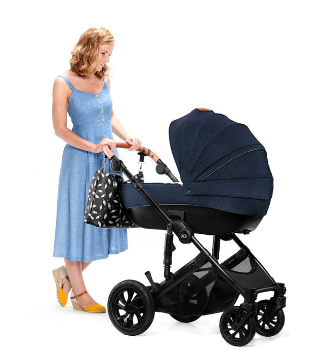 Cărucior 3 in 1 Kinderkraft Prime 3In1 Mink Pro Navy