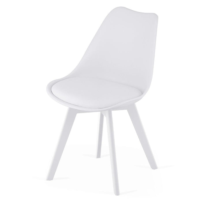Masa de toaleta/machiaj, Vanessa + scaun Mark, alb, cu oglinda si LED-uri, 130x43x143 cm