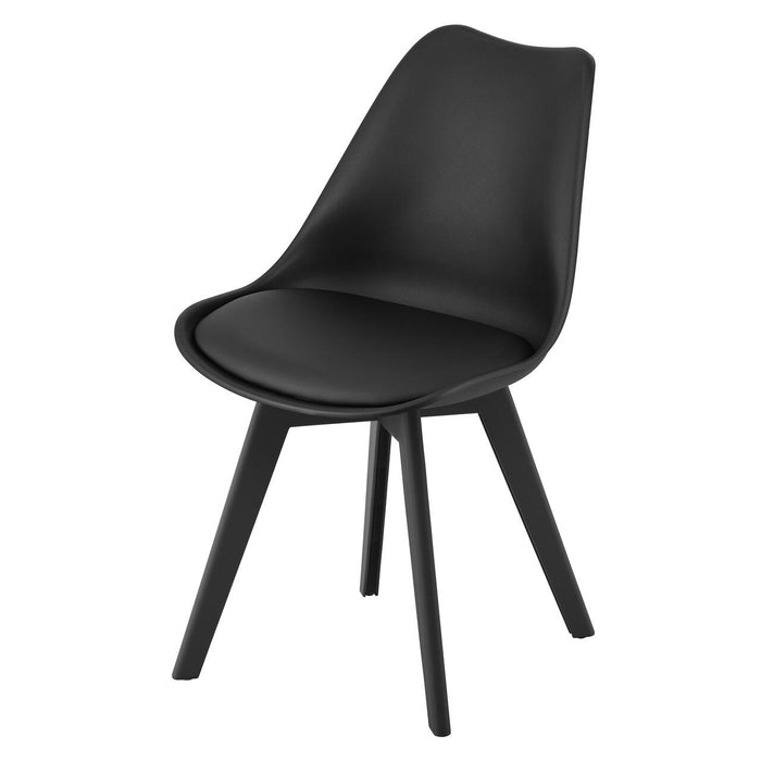 Masa de toaleta/machiaj, Irina, wenge + scaun Mark, negru, cu oglinda si LED-uri, 94x43x141 cm