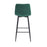 Scaun de bucatarie/bar, Artool, Arceto, catifea verde, picioare metal negru, 43.5x32.5x104 cm