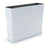 Set 2 jardiniere decorative, imitatie ratan, alb, 58x18x49.8 cm, Rato Case