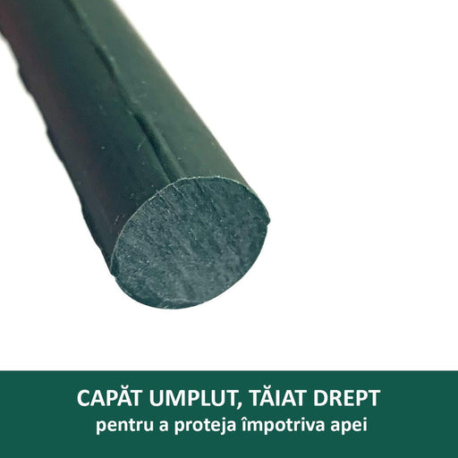 Set 50 araci/suport pentru rosii, castraveti, fasole, metal + PVC, verde, 180x1.6 cm, Artool