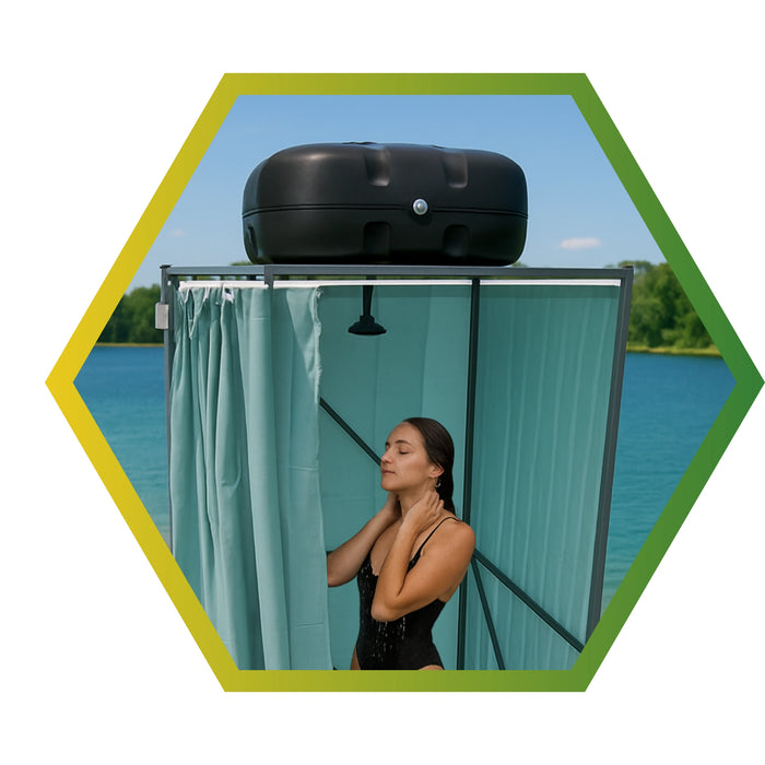 Duș solar grădină 100L