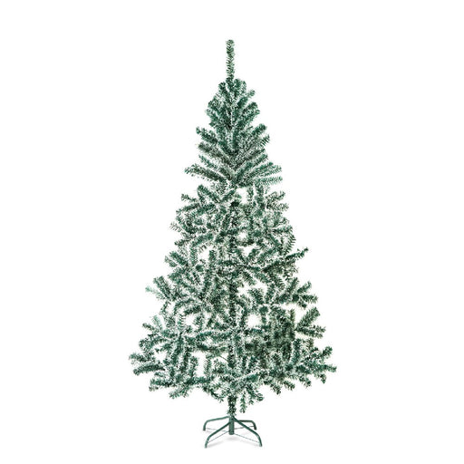 Brad artificial – 180 cm – cu aspect înzăpezit – PVC