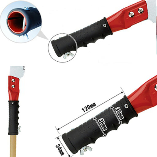 Fierastrau japonez pt crengi cu carlig si lacas pt maner telescopic Samurai Takaeda 350-4