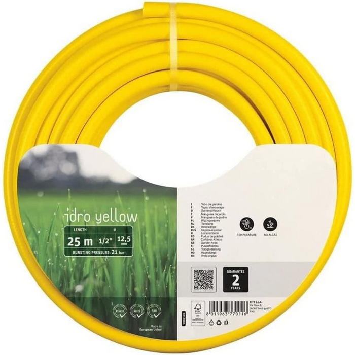 Furtun de gradina Idro Yellow, 12.5 mm (1/2"), rola 25 m