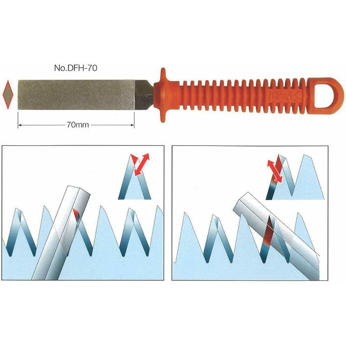 Pila diamantata Samurai DFH-70 pentru ascutit fierastraie si foarfece