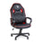 Scaun gamer cu cotieră - negru / roșu - 71 x 53 cm / 53 x 47 cm