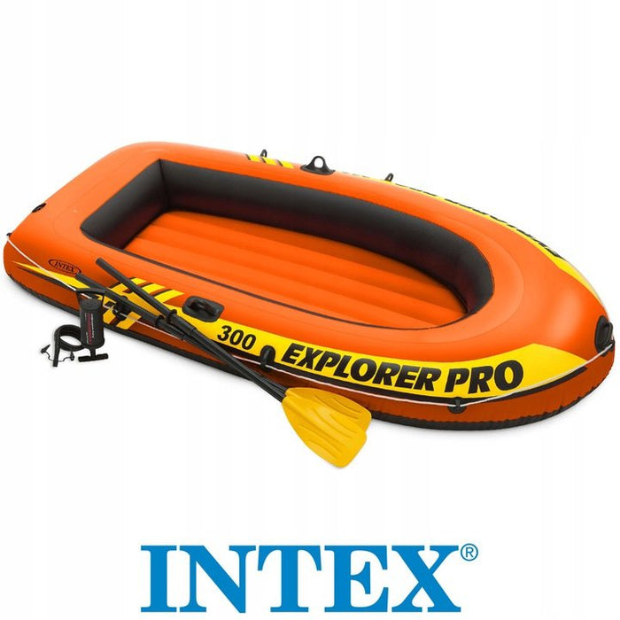 Barca gonflabila INTEX 58358 Explorer Pro 300 set, pompa inclusa