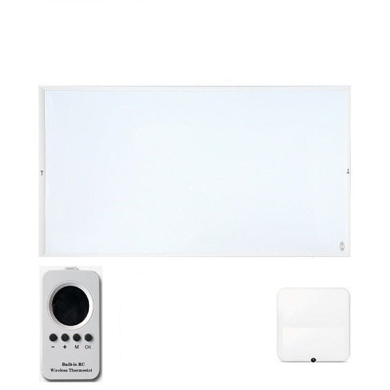Panou radiant cu infraroșu și termostat fără fir - 960W