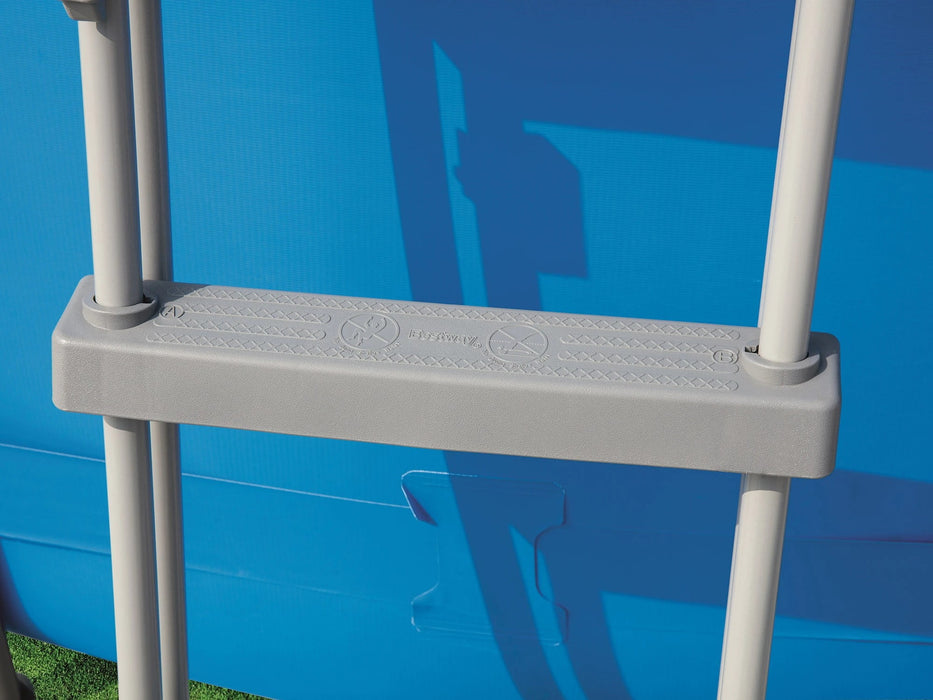 Scara metalica pentru piscine, Bestway, 107 cm