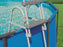 Scara metalica pentru piscine, Bestway, 107 cm