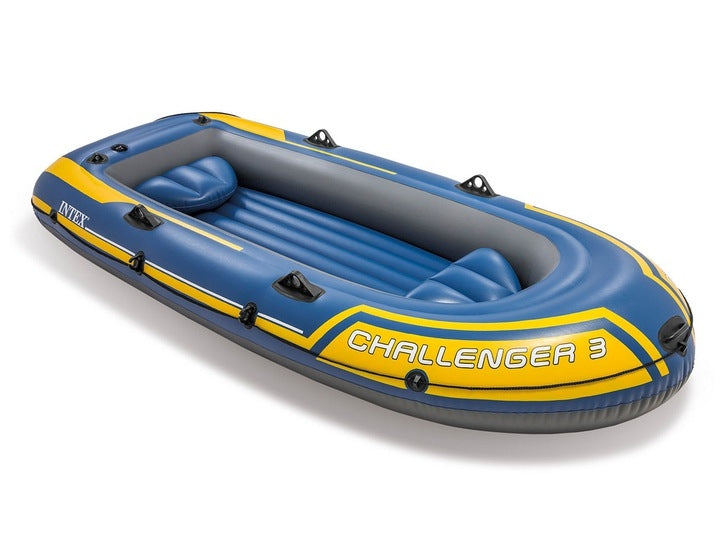Barca Gonflabila Challenger 3 Intex, vasle + pompa inclusa, 68370 - aicuce.ro