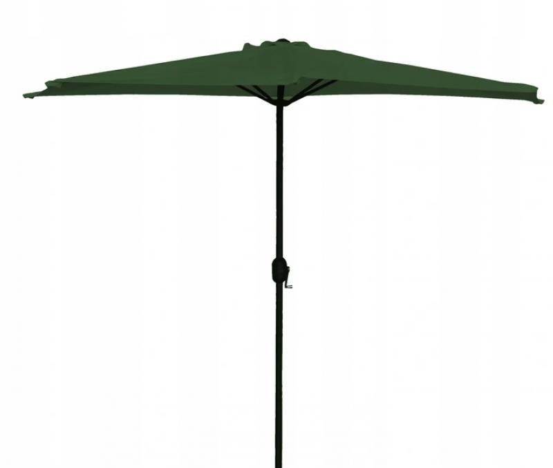 Umbrela pentru balcon verde 2.7 m, cadru otel